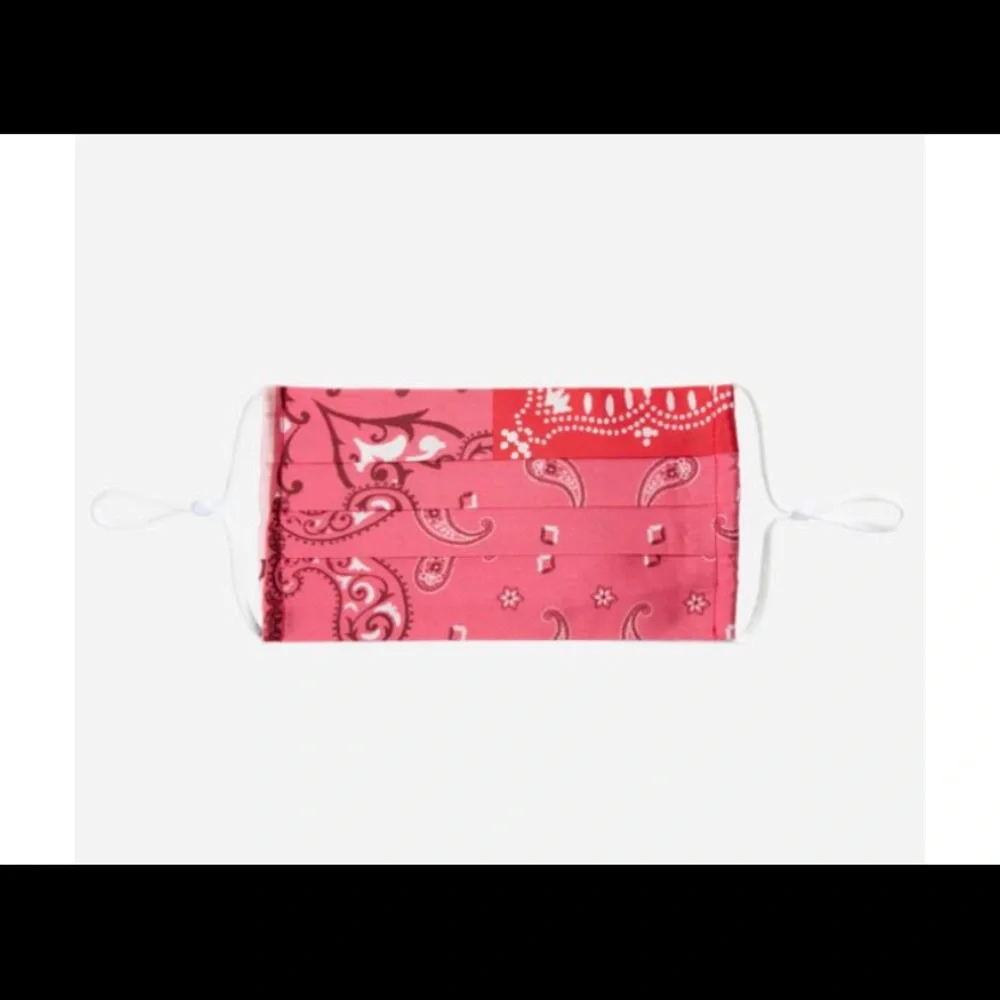 NEW Johnny Was silk pink face mask